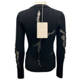 Load image into Gallery viewer, Alexander McQueen Black 2024 Mesh Tulle Detail Knit Pullover Sweater

