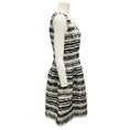 Load image into Gallery viewer, Prabal Gurung Black / White Sleeveless Tweed Dress
