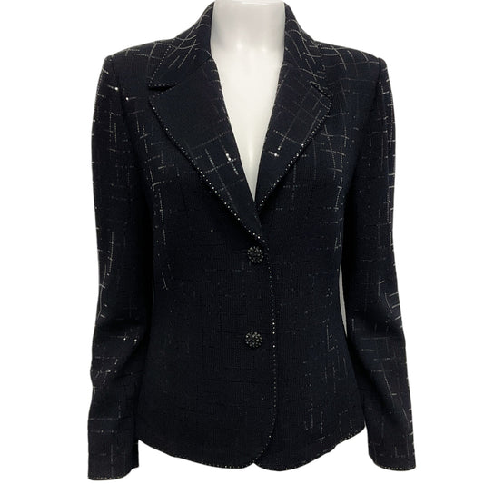 St. John Vintage Black Embellished Evening Jacket