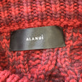 Load image into Gallery viewer, Alanui Red / Burgundy Fringed Detail Long Sleeved Cashmere Knit Pullover Sweater
