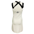 Load image into Gallery viewer, Patou White / Black 3D Knit Double Strap Mini Dress
