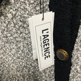 Load image into Gallery viewer, L'Agence White / Black Arielle Knit Jacket
