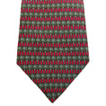 Load image into Gallery viewer, Hermes Red / Green Silk Geometric Print Men's Tie
