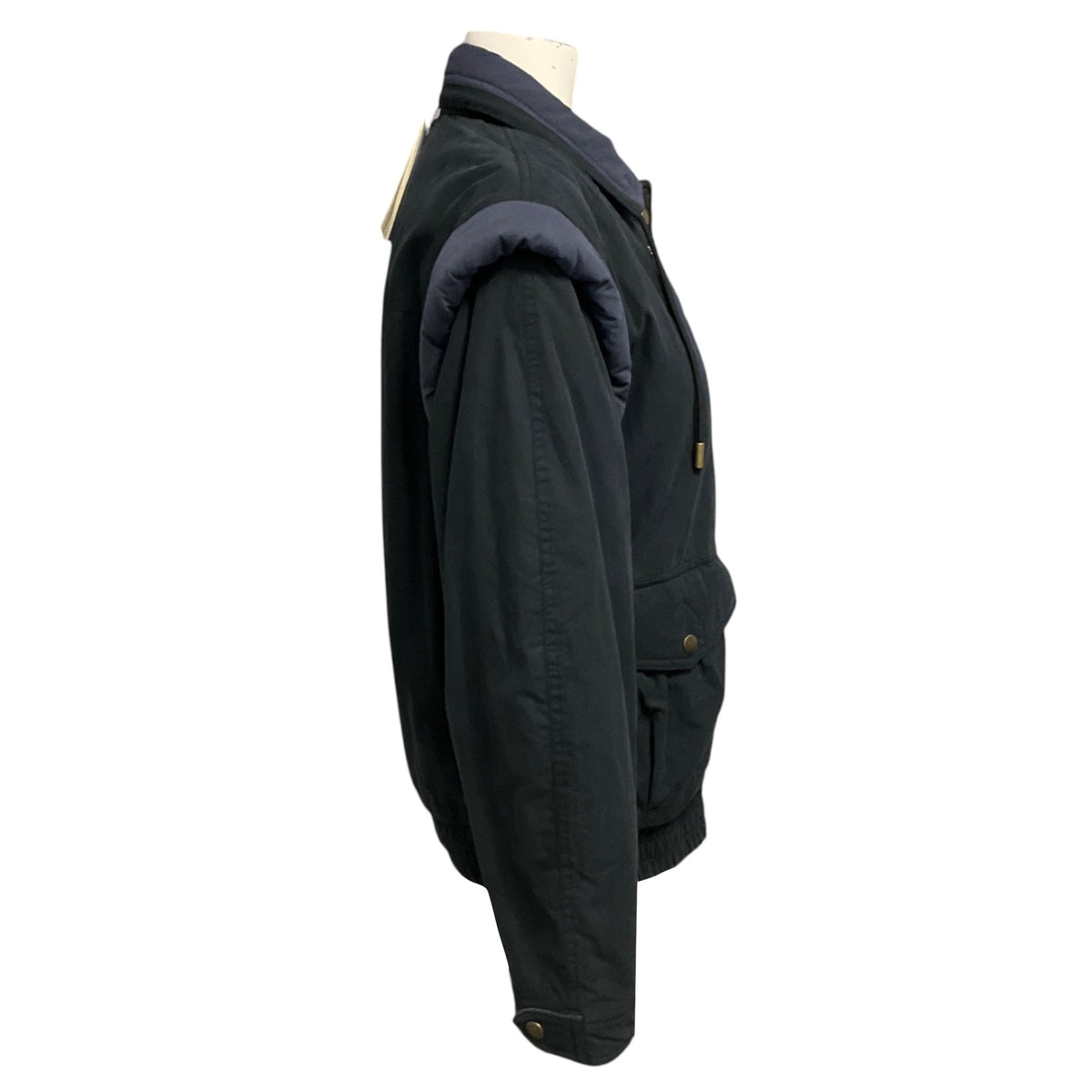 Isabel Marant Etoile Faded Black Desha Two-Toned Cotton Utility Jacket