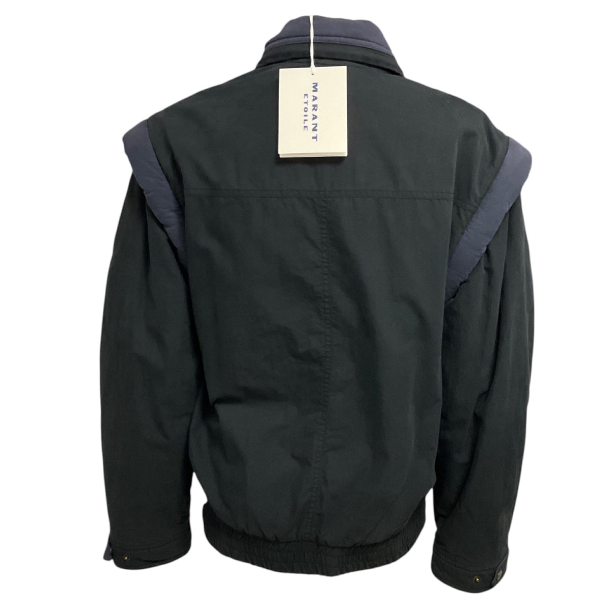 Isabel Marant Etoile Faded Black Desha Two-Toned Cotton Utility Jacket