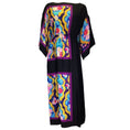 Load image into Gallery viewer, La DoubleJ Black Multi Printed Crepe Getaway Dress
