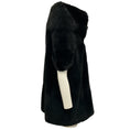 Load image into Gallery viewer, Maison Martin Margiela Black Short Sleeved Fur Coat
