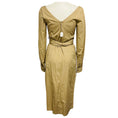 Load image into Gallery viewer, Dries Van Noten Beige Dolada Cotton Wrap Midi Dress
