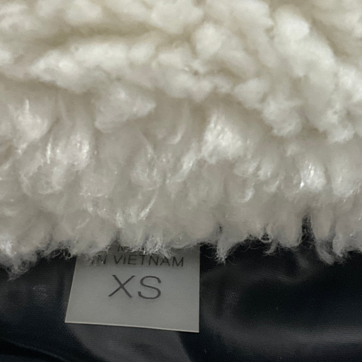 SAM. White / Black Tula Sherpa Down Puffer Jacket