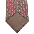 Load image into Gallery viewer, Hermes Brown / Pink Silk Buckle Print Men's Tie
