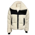 Load image into Gallery viewer, SAM. White / Black Tula Sherpa Down Puffer Jacket

