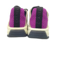 Load image into Gallery viewer, Chanel Taupe / Purple / Black CC Logo Suede Leather Trimmed Quilted Low-Top Sneakers

