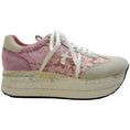 Load image into Gallery viewer, Premiata Pink / Taupe Lace Beth Platform Sneakers
