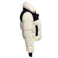 Load image into Gallery viewer, SAM. White / Black Tula Sherpa Down Puffer Jacket
