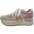 Load image into Gallery viewer, Premiata Pink / Taupe Lace Beth Platform Sneakers
