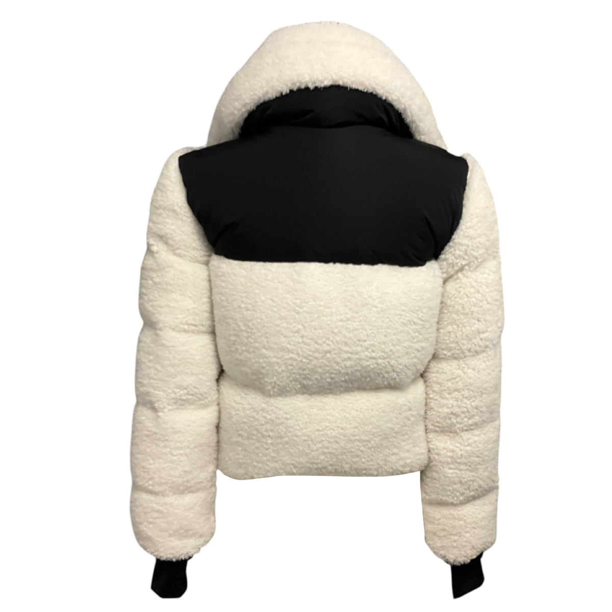SAM. White / Black Tula Sherpa Down Puffer Jacket