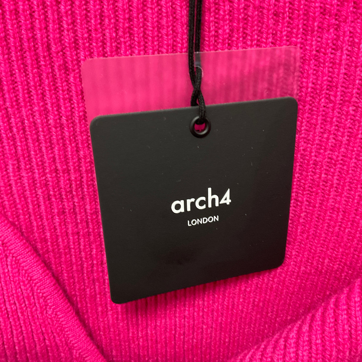 Arch4 Fuchsia Amandine Convertible Ribbed Cashmere Sweater