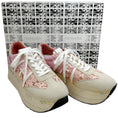 Load image into Gallery viewer, Premiata Pink / Taupe Lace Beth Platform Sneakers
