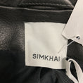 Load image into Gallery viewer, Simkhai Black Freeman Leather Jacket
