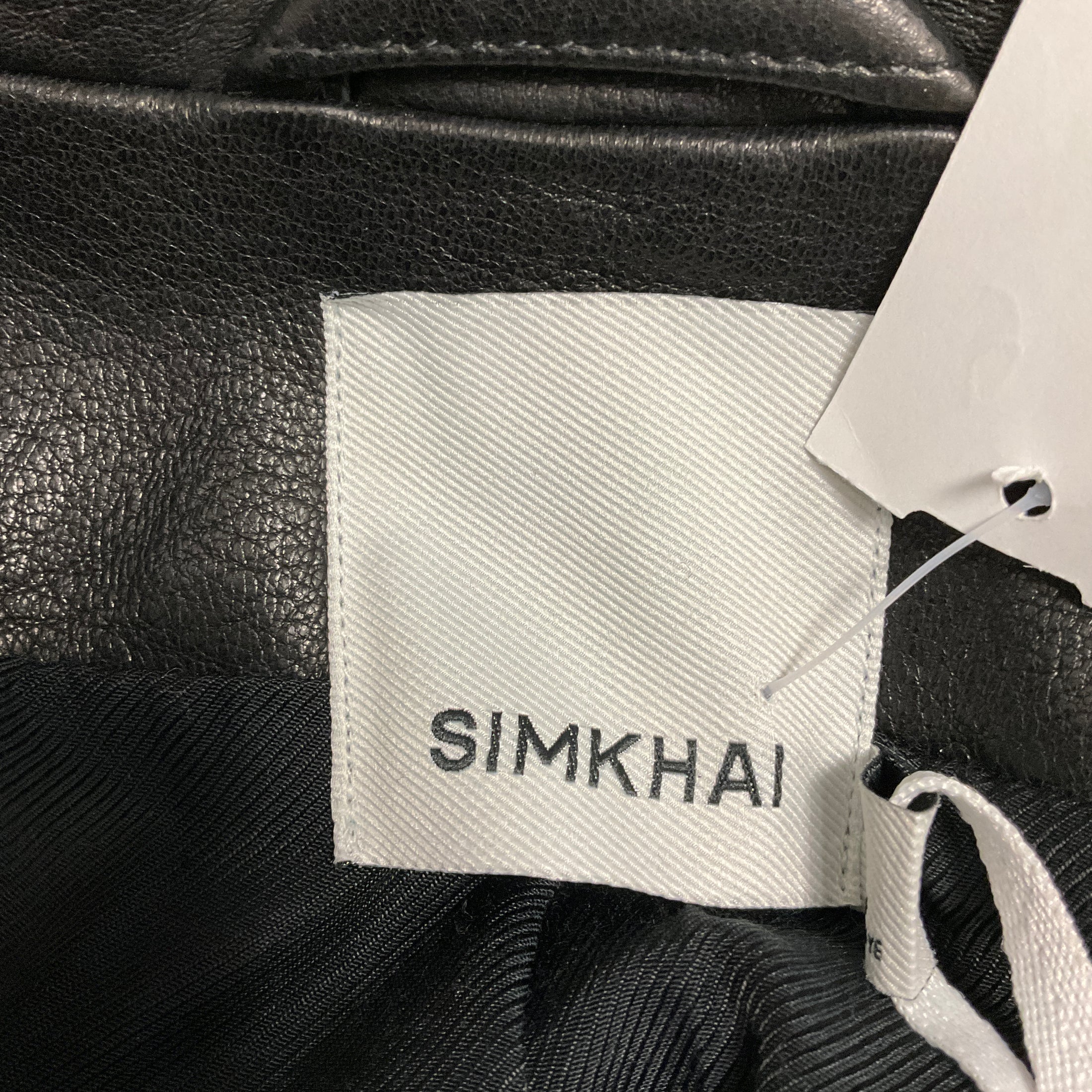 Simkhai Black Freeman Leather Jacket