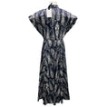 Load image into Gallery viewer, Giambattista Valli Navy Multi Paisley Printed Cotton Midi Dress
