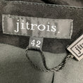Load image into Gallery viewer, Jitrois Black Noir Three Quarter Sleeved Stretch Lambskin Suede Leather Dress
