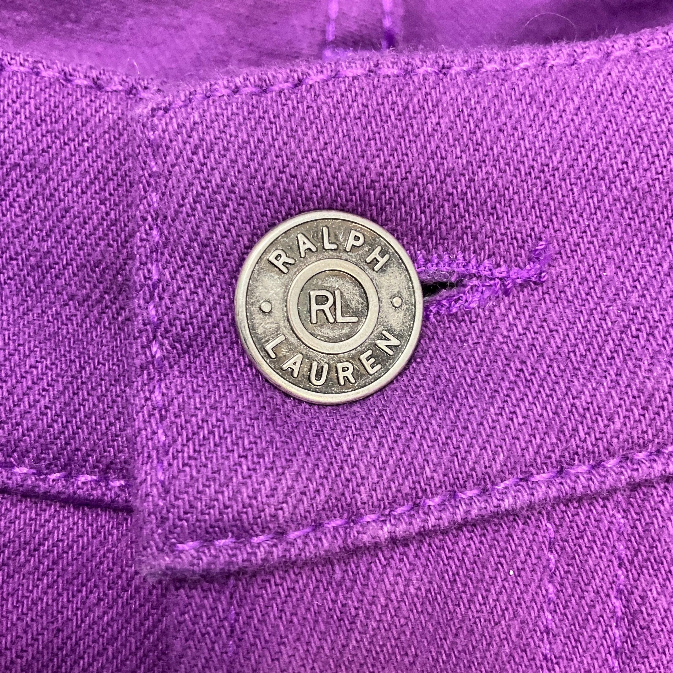 Ralph Lauren Collection Purple Five Pocket Denim Jeans