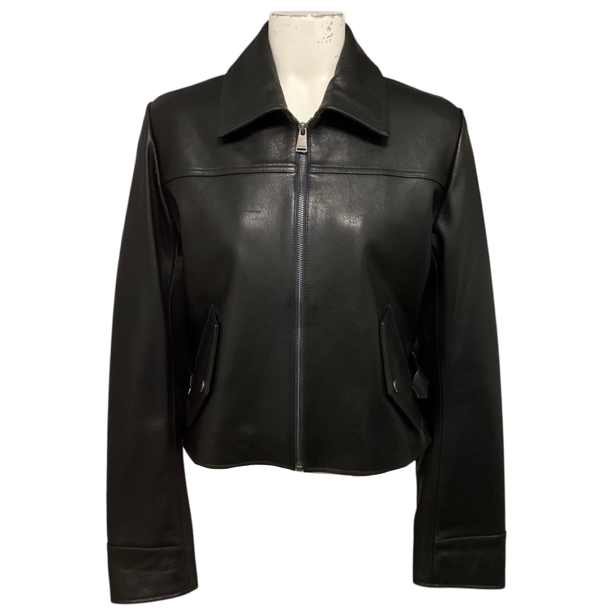 Simkhai Black Freeman Leather Jacket