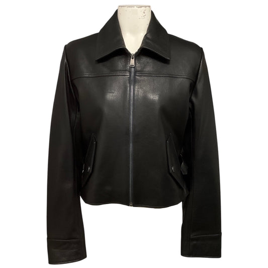 Simkhai Black Freeman Leather Jacket