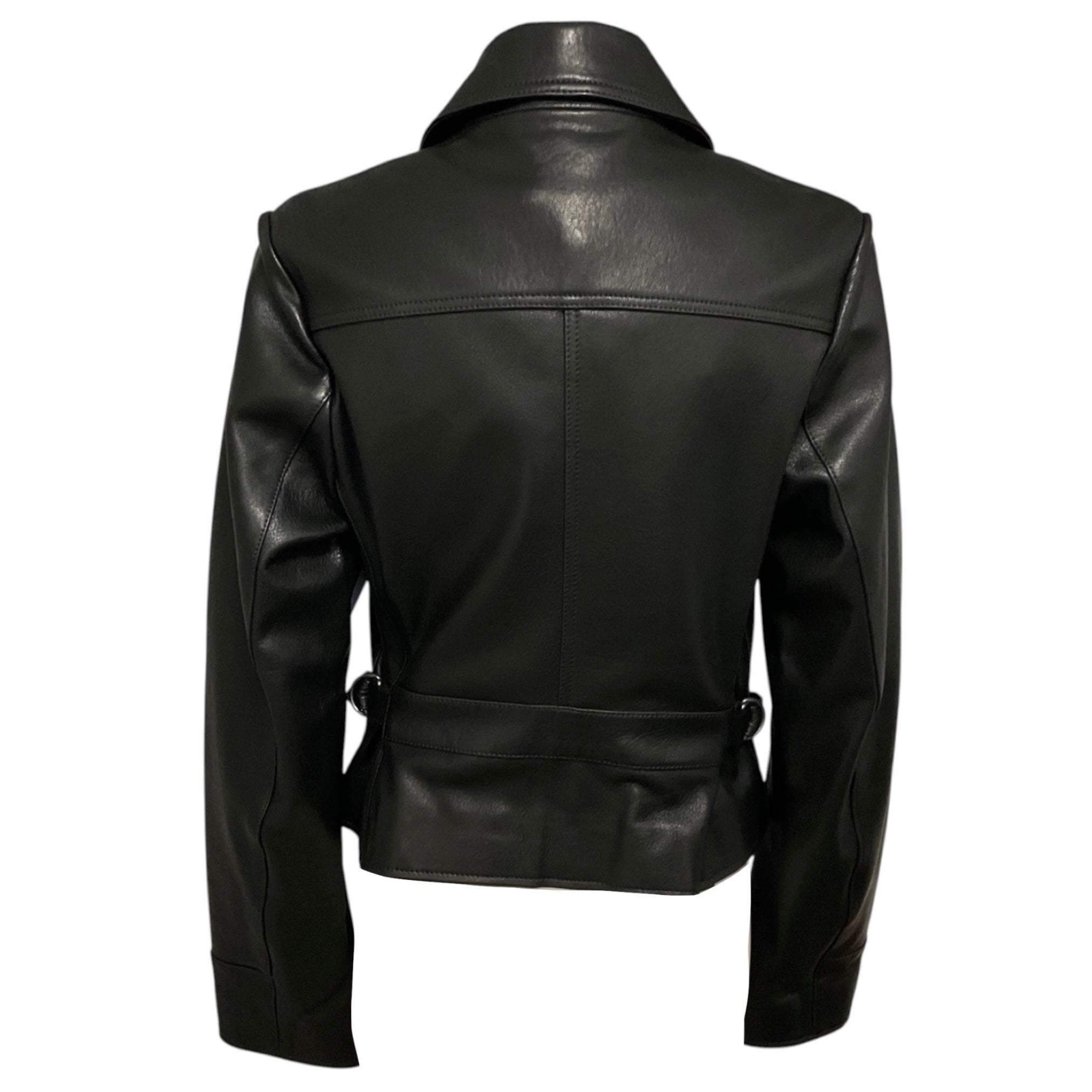 Simkhai Black Freeman Leather Jacket