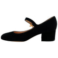 Load image into Gallery viewer, Gianvito Rossi Black Suede Mary Ribbon Pumps
