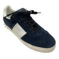 Load image into Gallery viewer, Valentino Navy Blue / White Suede Fly Crew Sneakers
