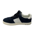 Load image into Gallery viewer, Valentino Navy Blue / White Suede Fly Crew Sneakers
