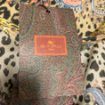 Load image into Gallery viewer, Etro Beige Multi Paisley and Leopard Print Ruffled Collar Moro Silk Shirt
