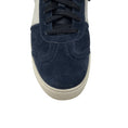 Load image into Gallery viewer, Valentino Navy Blue / White Suede Fly Crew Sneakers
