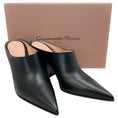 Load image into Gallery viewer, Gianvito Rossi Black Leather Keinna Mules
