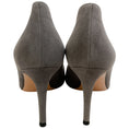 Load image into Gallery viewer, Gianvito Rossi Grey Suede Ellipsis 85 Pumps

