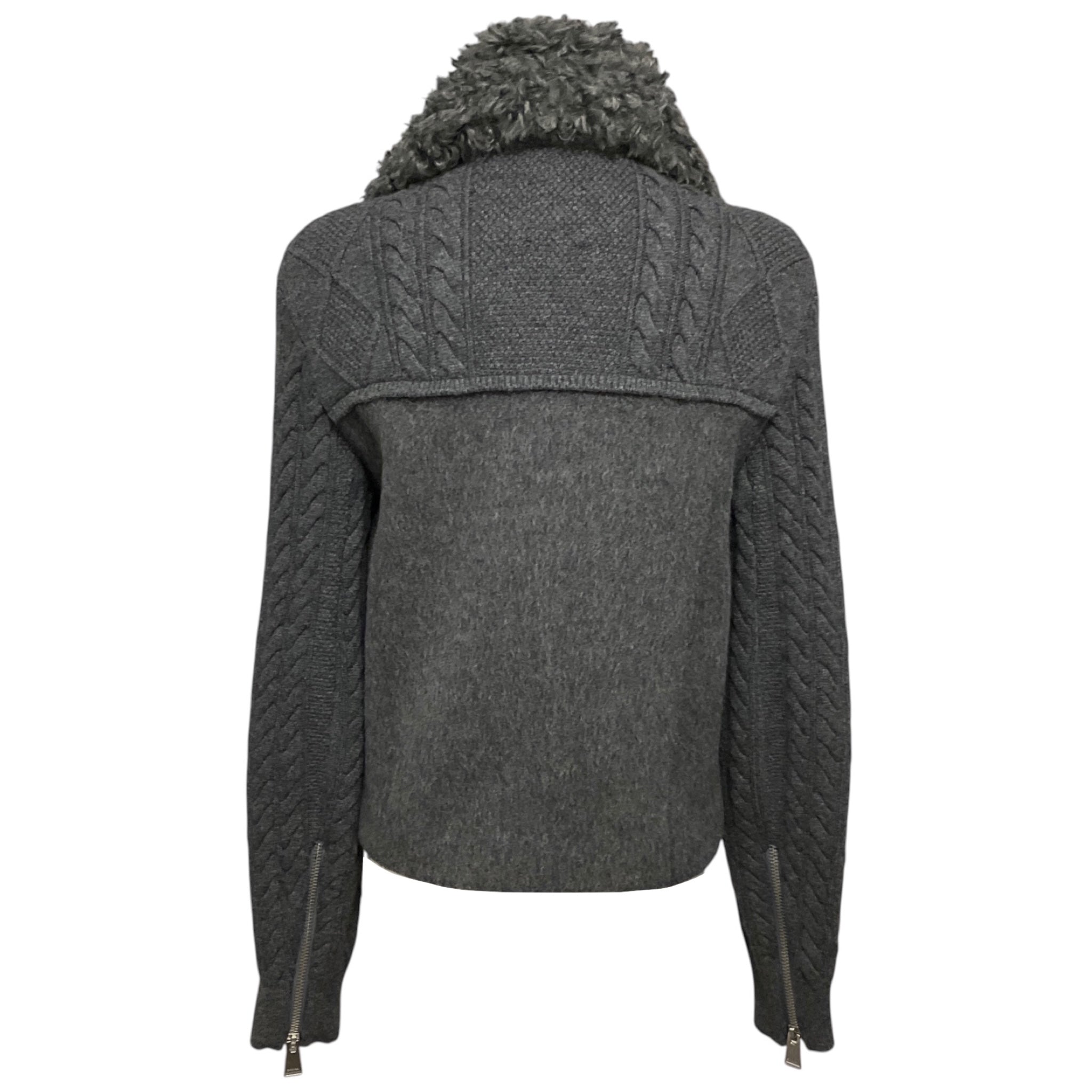 Simkhai Charcoal Grey Giovana Wool Jacket