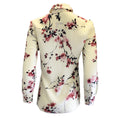 Load image into Gallery viewer, Altuzarra Ivory Cherry Blossom Print Long Sleeved Silk Blouse
