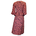 Load image into Gallery viewer, Rebecca Vallance Black / Pink / Red Heart Print Long Sleeved Crepe Midi Dress
