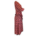 Load image into Gallery viewer, Rebecca Vallance Black / Pink / Red Heart Print Long Sleeved Crepe Midi Dress
