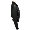 Load image into Gallery viewer, Bottega Veneta Black Embossed Leather Zip Front Bomber Jacket
