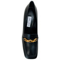 Load image into Gallery viewer, Jimmy Choo Black Leather Diamond Tilda Loafer Pumps
