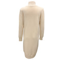 Load image into Gallery viewer, Peserico Ivory Monili Beaded Wool Knit Dress
