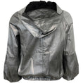 Load image into Gallery viewer, Marni Silver Shimmer Jacket with Hood
