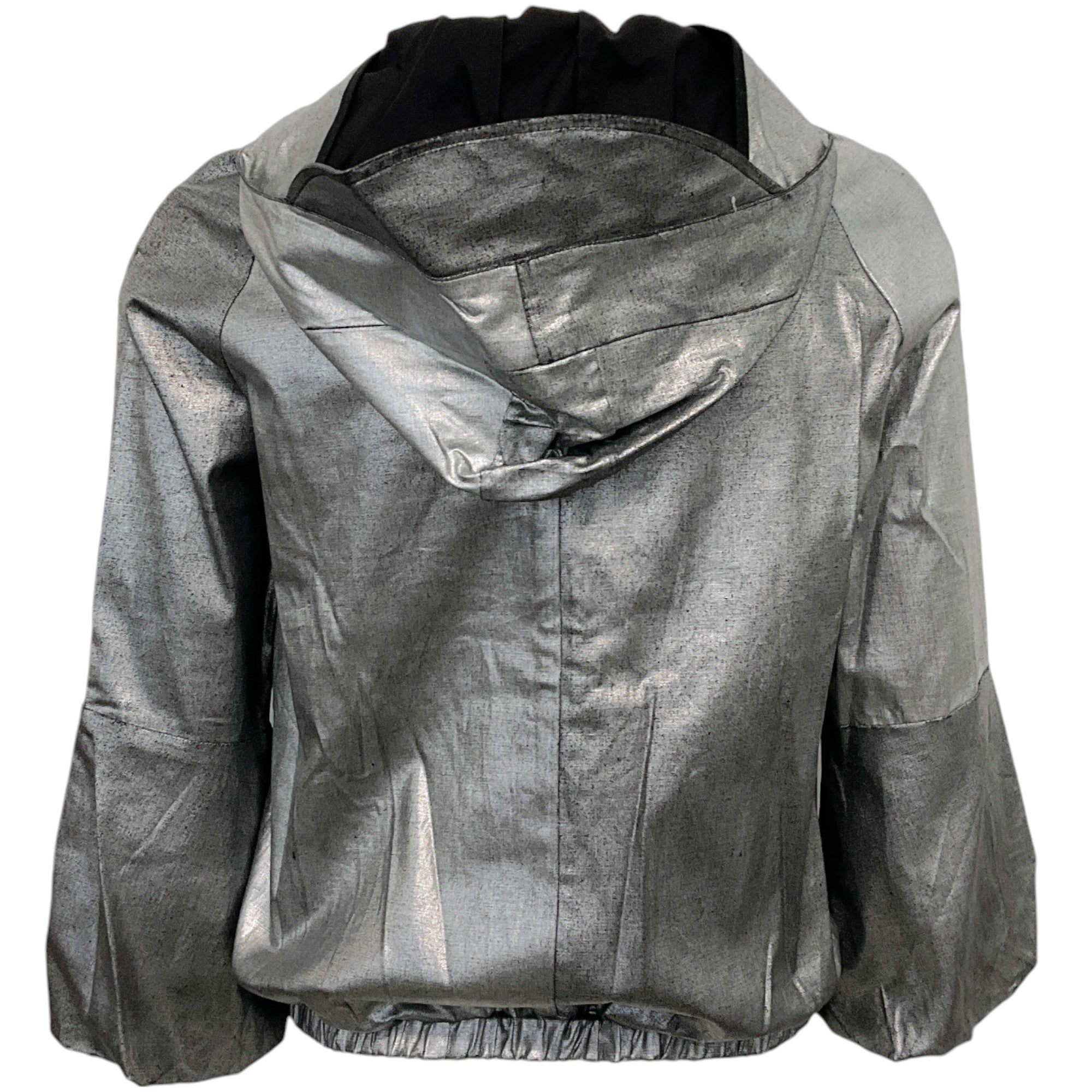 Marni Silver Shimmer Jacket with Hood