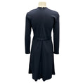 Load image into Gallery viewer, Peserico Navy Blue Monili Bead Embellished Belted Dress
