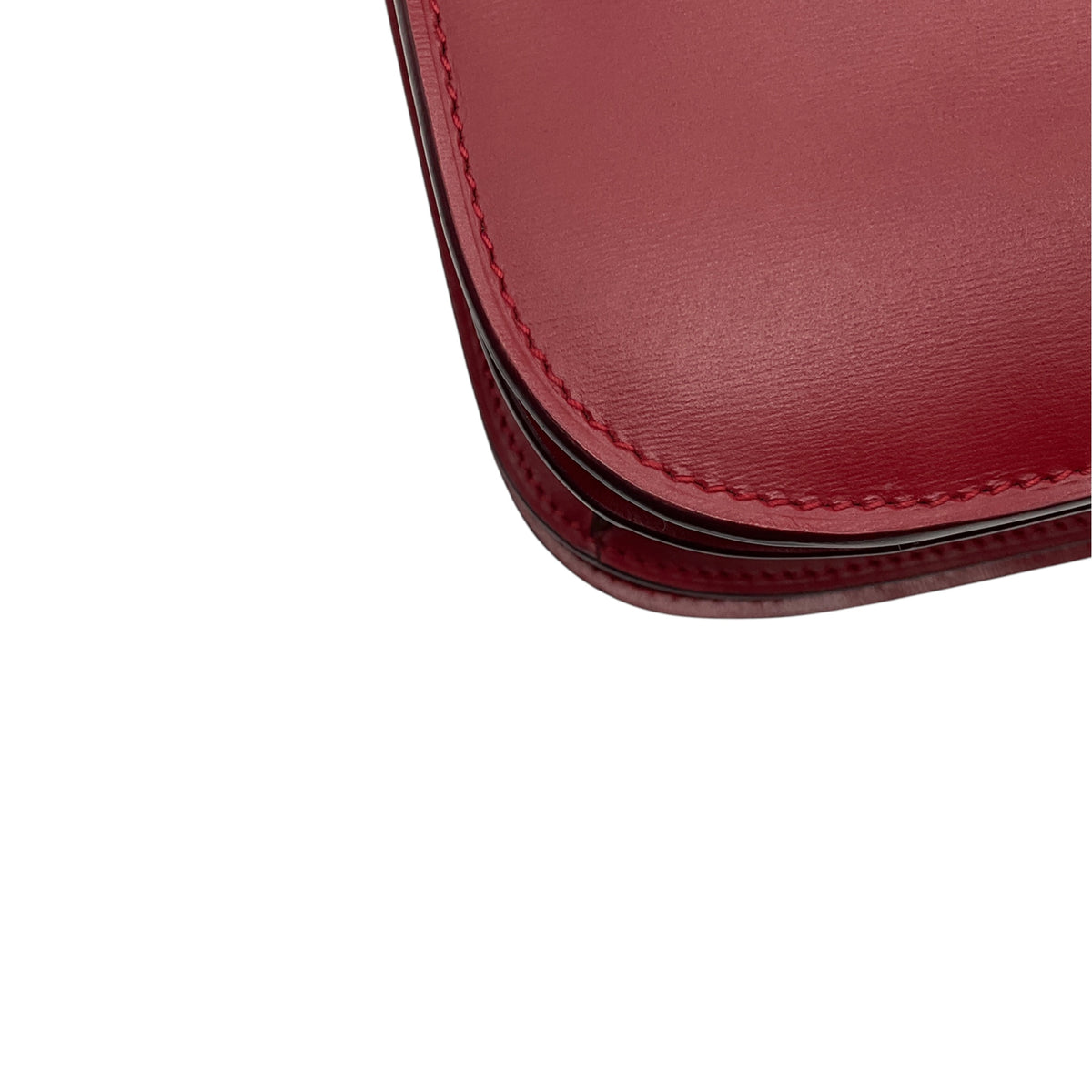 Celine Red Classic Box Calfskin Leather Shoulder Bag