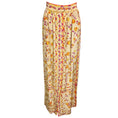 Load image into Gallery viewer, Emilio Pucci Vintage Beige / Purple / Orange / Yellow Multi Printed Silk Maxi Skirt
