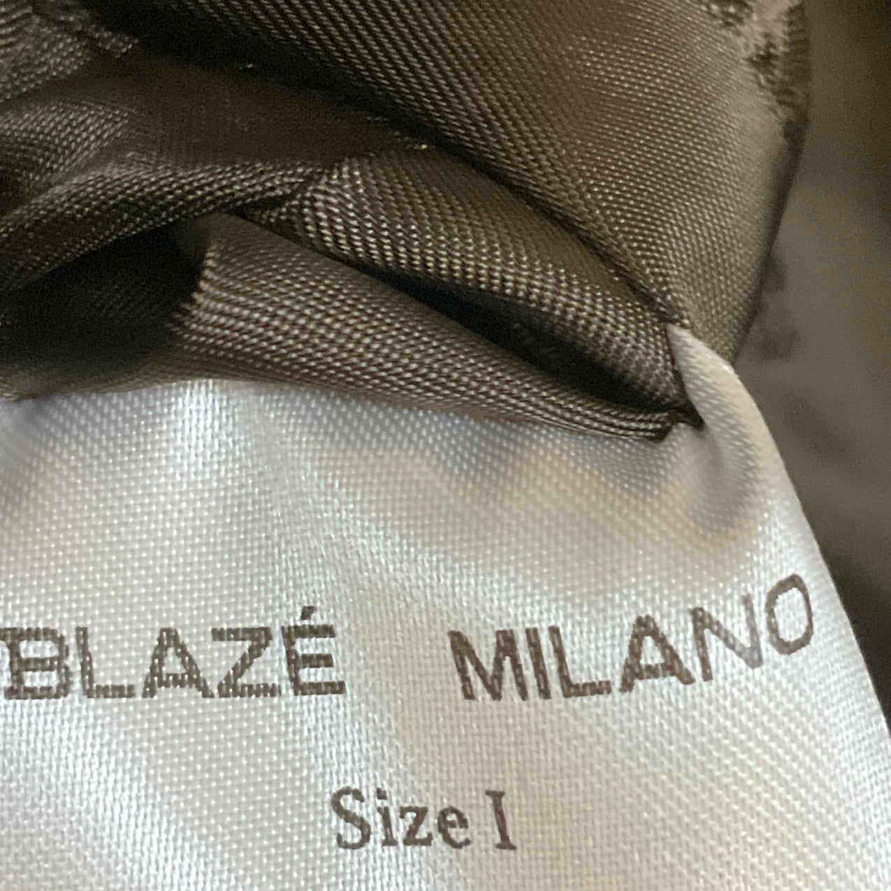 Blaze Milano Brown Sarissa Belted Velvet Trimmed Tweed Paint Jacket
